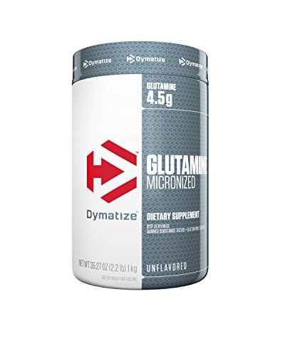 Dymatize 100% Pure Glutamine, Unflavored, 2.2 lbs