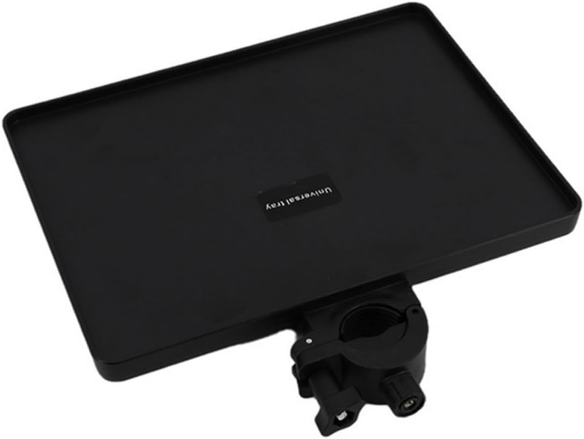Clamp on Microphone Rack Tray for Live Broadcast Stand Black