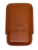 Le Veil - Genuine Top Calf Leather Cigar Pouch Case