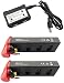 Produktbild Fytoo 2PCS 7.4 V 1800 mAh Lithium-Batterie mit 2 in 1 Ladegerät für MJX B2C B2W F18 D80 B2 Bugs 2w Bugs 2 F200SE RC Quadcopter Flugzeug Ersatzteile (rot)