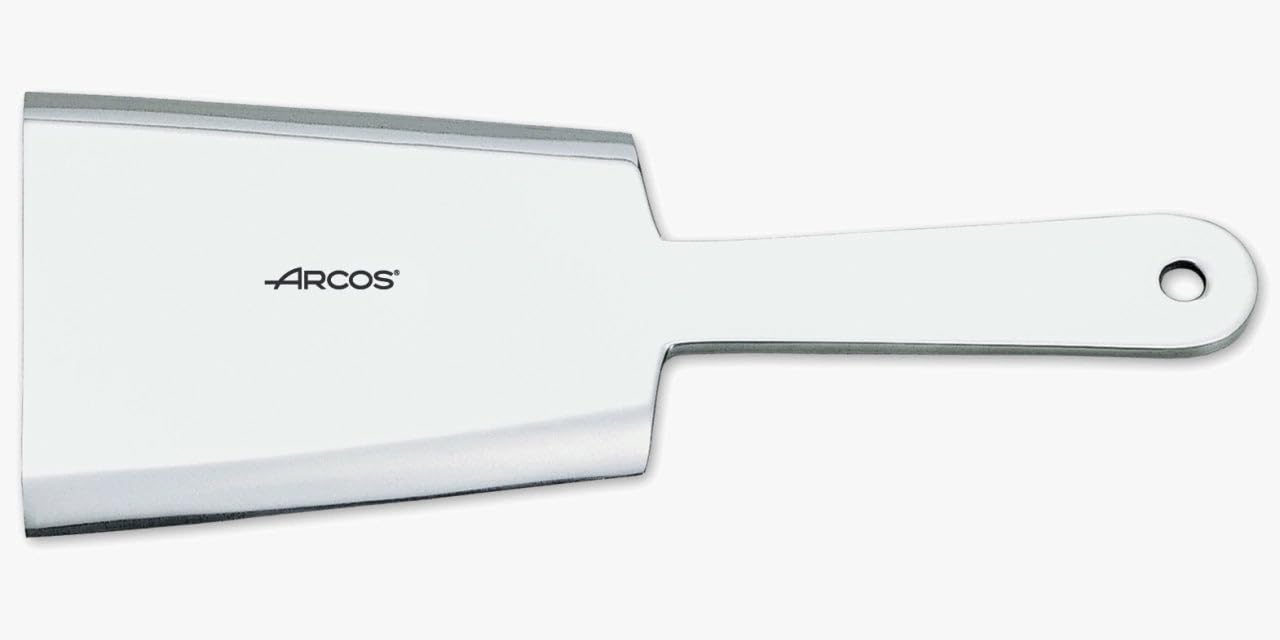 Arcos Fleischklopfer Edelstahl 140 mm - Küchenwerkzeug für Steaks - Ergonomischer Griff, Silber