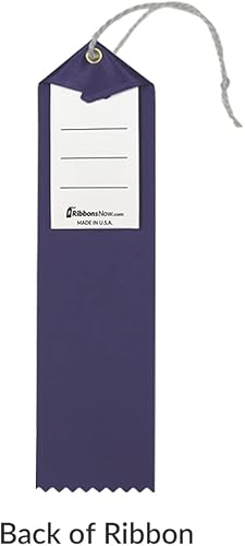 Miniatura 2 de RibbonsNow Principals Honor Roll Award Cintas - 500 cintas azul marino con tarjeta y cuerda