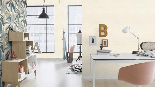 Papier peint intissé blanc Rasch Symphony 866452 pour masquer les défauts des murs