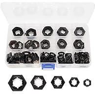 Algopix Similar Product 6 - Pushnuts Kit cSeao 105pcs Black Push