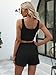 Trendy Queen Two Piece Lounge Set Summer Outfits 2 Piece Sets 2026 Sleeveless Matching Lounge Crop Top High Waisted Short Black L