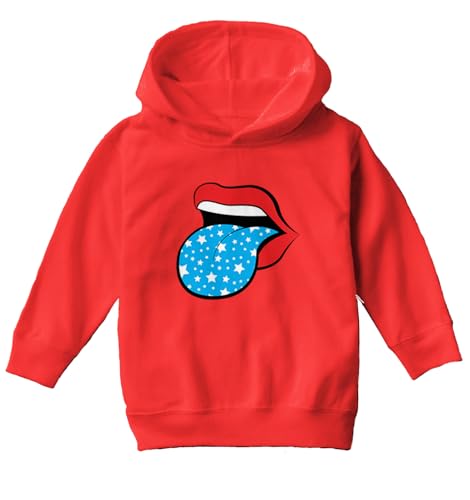 Stuck Out Tongue Americana - Stars Toddler/Youth Fleece Hoodie2