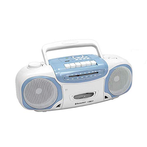 Bluetooth Boom Box CD-Player, Kassettenrekorder, FM-Radio, AUX In Play-Musik von MP3-Playern, Smartphones, Tablets