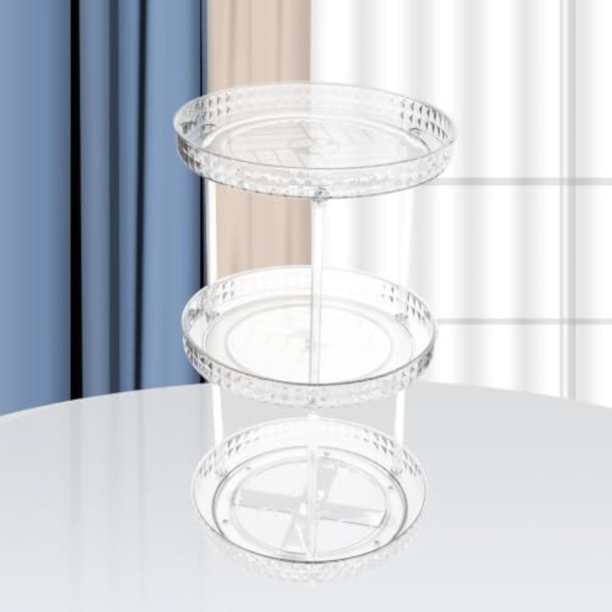Waterproof Lipstick Display Case for Bedroom Kitchen Countertop, 3 Layers