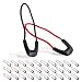 30Pcs Zipper Pulls Cord Replacement for Backpacks, Jackets, Traveling Cases, Luggage, Purses, Handbags, Kids by Renashed