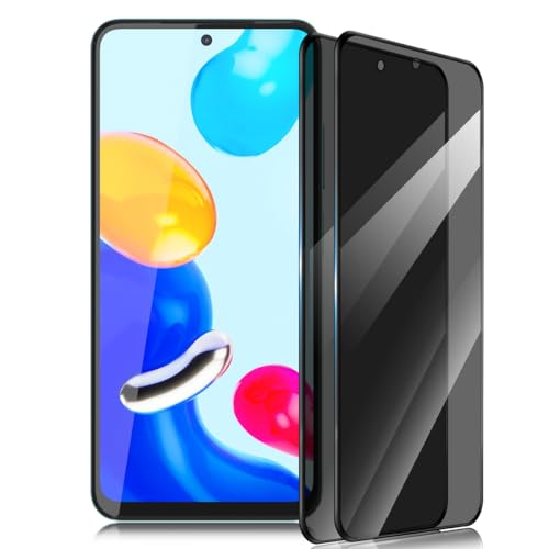 Gelaasso 2 Piezas Protector de Pantalla para Xiaomi Redmi Note 11 4G (6,5')/Note 11S 4G, Cristal Vidrio Templado Antiespia, 9H Dureza Vidrio Glass Protector para Redmi Note 11 4G (6,5')/ Note 11S 4G