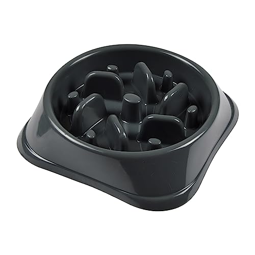 Love Story, Gamelle Anti-Glouton Plastique D20 x 4,5 cm Anthracite