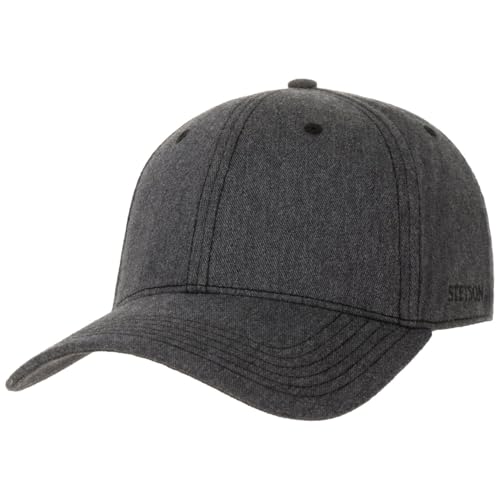 Stetson CHAPEAUSHOP Classic Cotton Melange Casquette de Baseball Chinee Unicolore Protection UV Unisexe Toutes Saisons