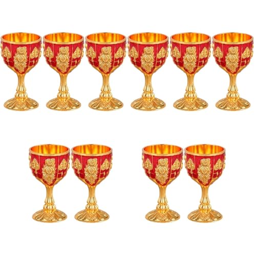 Garneck 5 Set Bicchiere Di Vino Rosso Derivato Martini Doppio Apribottiglie Per Vino Con Pompa Ad Aria Decanter Tazza Termica Calici Cocktail Tazza Da Tè Aeratore Del Vino Lega 2 Pezzi * 5