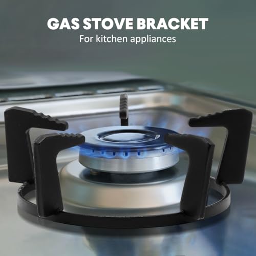 OSALADI Cast Iron Gas Stove Rack Thickened Anti-Slip Pot Support Holder for Stable Cooking with Woks and Pans Suitable for Household Gas Hobs - Image 3