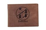 FFelsenfest Geldbörse mit Elektriker Zunft-Wappen
