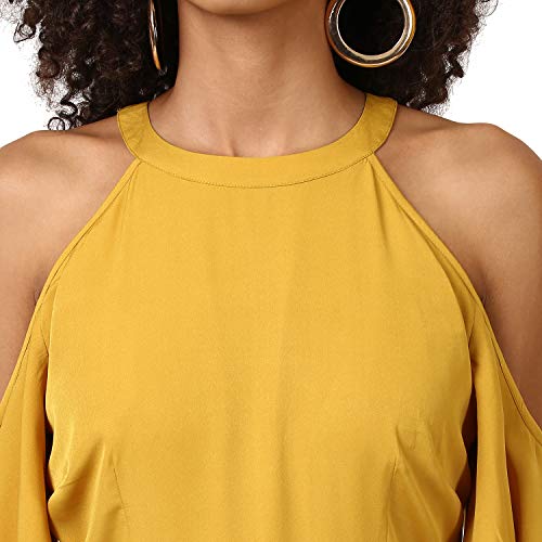 Image of Harpa Women's Polyester Fit and Flare Knee-Length Dress Pack of 1