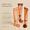 YENSA Skin on Skin BC Foundation Makeup - CC Cream, BB Cream & Full Coverage Foundation-In-One - Buildable, Radiant Finish with SPF 40, Hyaluronic Acid, Peptides & 8 SuperBlacks - Deep Cool (1 oz)