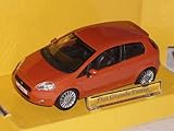 Aus Metall mit Plastikteilen Cararama FIAT Grande Punto Orange Metallic 1/43 Modellauto Modell Auto