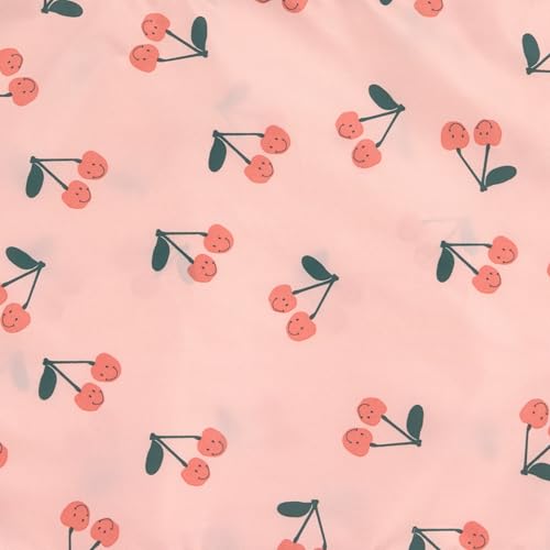LÄSSIG Wiederverwendbarer Aufbewahrungs-Beutel Snack Tasche 2 Stück/Snack Bag Happy Fruits Cherry