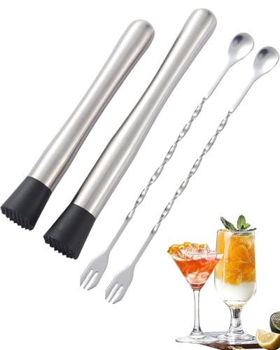 Listado de Vaciadoras que Puedes Comprar On-line. 31 4 Piezas Mezclador De Bebidas, Agitadores De Bebidas, Kit Bartender, Muy Adecuado Para Bares, Cafeterías, Restaurantes o Hogares, Etc., Se Puede Mezclar Whisky, Whisky Escocés,...