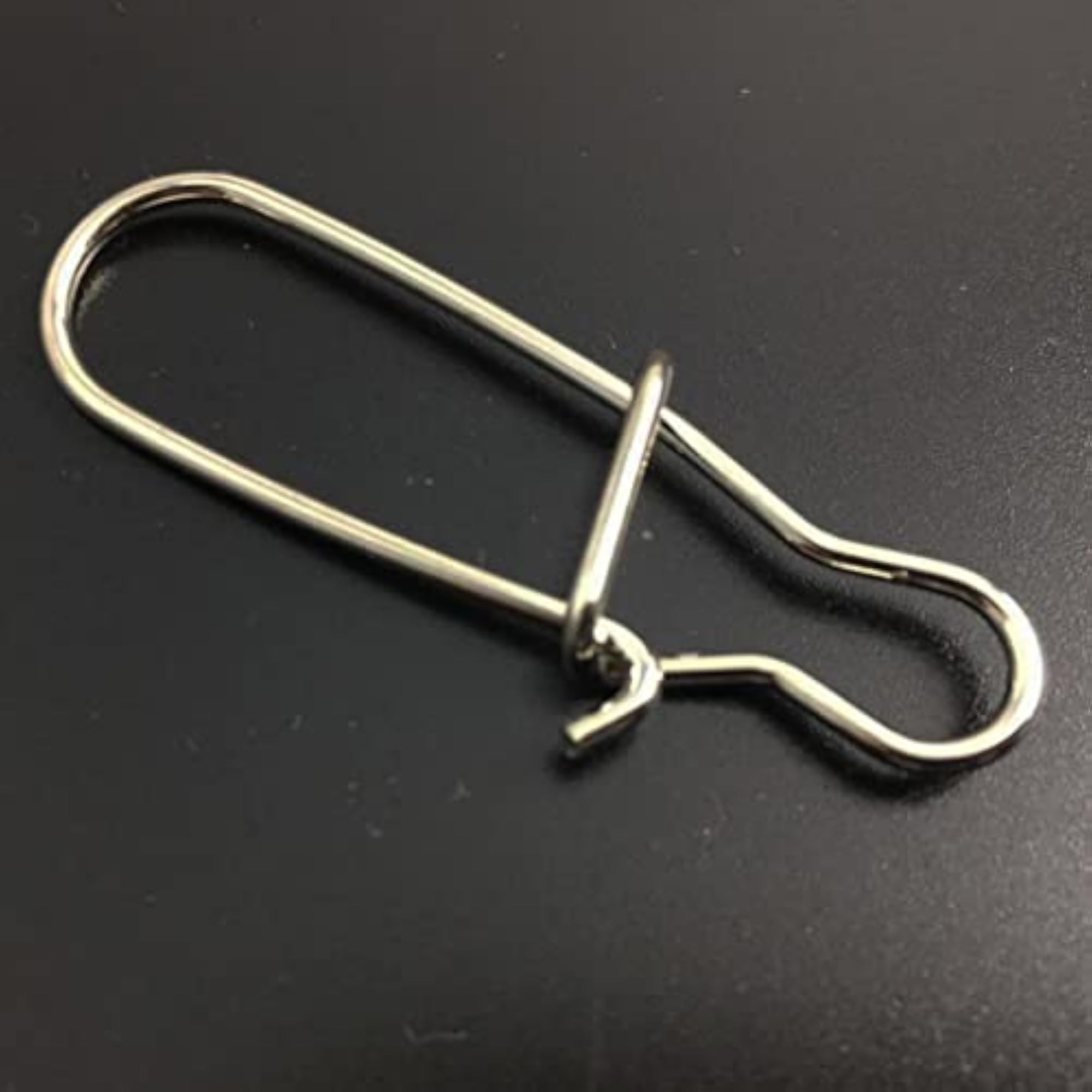 100pcs Nice Fastlock Snap Stainless Steel Fishing Duo-lock Snaps Hooks 3#