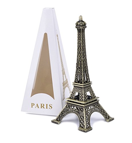 PROW® 15 centimetri Parigi Torre Eiffel Artigianato di ferro Craft Architettura Decorazione per la casa regalo Art, Bronzo