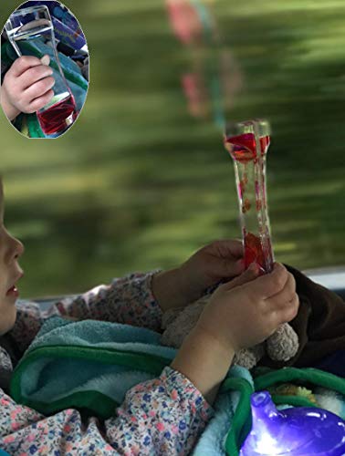 image for JRLAJRL 3 Pack Liquid Motion Bubbler Timer Sensory Calming Fidget Toy 