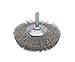 Dynabrade Stainless Steel Wheel Brush 0.014 in Bristle Diameter - Shank Attachment - 3 in Outside Diameter - 78875 [PRICE is per EACH]