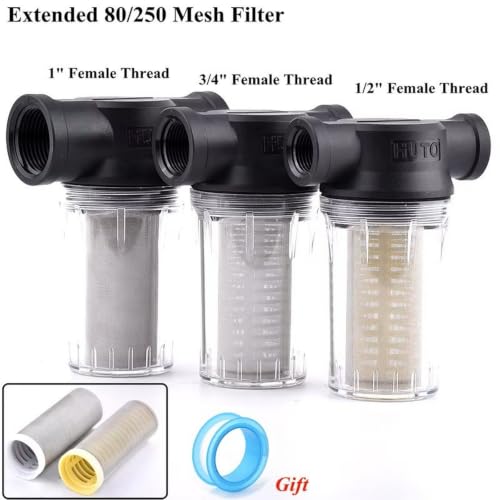Filtro de riego agrícola 1 pulgada con colador de malla 80/250 para estanques 4