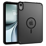 BENTOBEN Magnetic Case for iPad mini 7 A17 Pro 2024/iPad mini 6 2021 8.3 Inch, Translucent Matte Back Military Grade Protection Lightweight Shockproof Cover for iPad mini 7th/6th Generation, Black