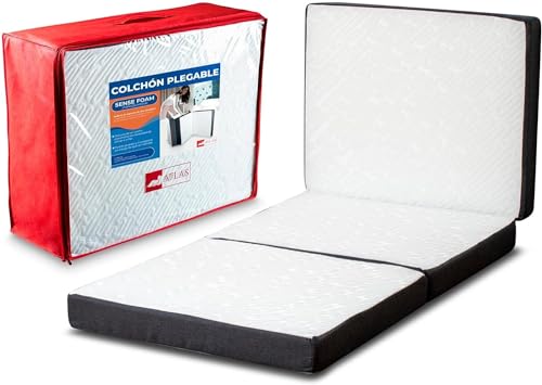 La Mejor Recopilación de Colchones para capazos , listamos los 10 mejores. 48 ATLAS DEL DESCANSO Colchón Plegable De Sense Foam | Colchón De Confort Medio | 9 cm De Alto | Se Divide En Tres Placas | Práctico y Confortable | Incluye Estuche | para Una...
