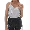 Generisch 2026 Women's Plus Size V Neck Top with Adjustable Straps Solid Color Design, Light grey, XXL #1