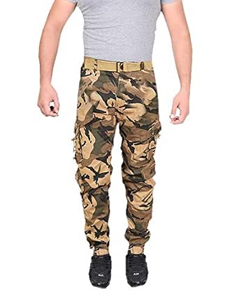 Buy Devil Boy's Cotton Army Relaxed Fit Zipper Slim fit Cargo 8 Pocket ...