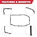 Automatic Transmission Fluid Pan Gasket Fits for 8L45 8L90 Transmission - Cadillac ATS CT4 CT6 CTS Escalade,Chevy Camaro Express Colorado Corvette,GMC Sierra Canyon Savana Yukon XL Replaces# 24260071