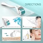 Derma Roller for Hair Beard Facial Skin Face Body Scalp 540 Titanium Microneedle for Men Women 0.25mm Cosmetic Beauty Instrument for Home Use with Storage Case - Image 3