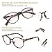 OuShiun Round Reading Glasses for Women Men（+4.0）