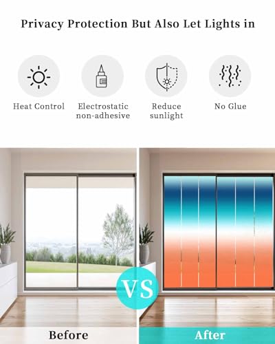 Vinilo decorativo para ventana privacidad 17.7"x39.3" miniatura 4