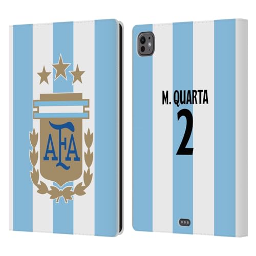 Housse cuir iPad Pro 11 M4 Argentine Martínez Quarta protège écran et cartes