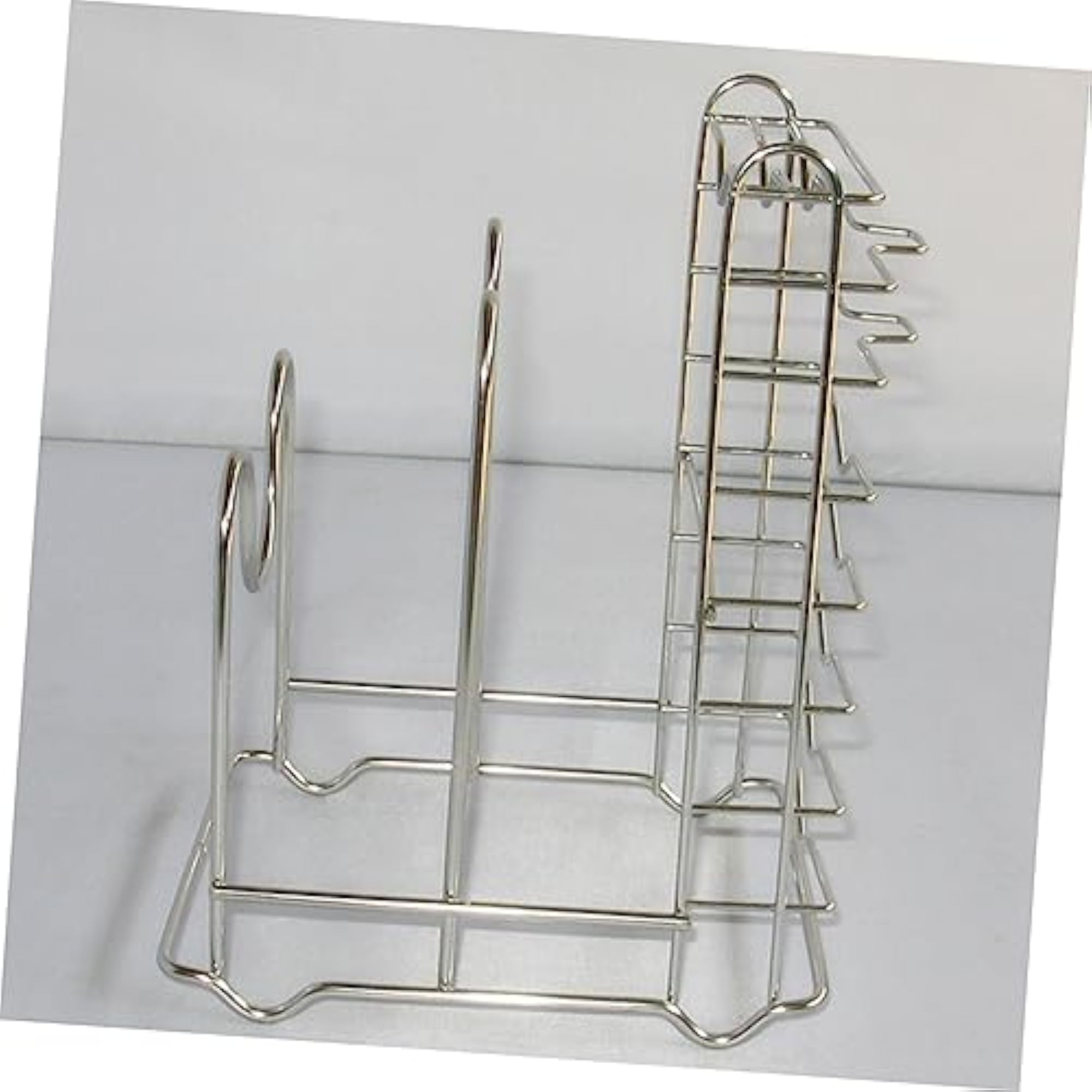 3-in-1 Stainless Steel Cutting Board Knife Rack Organizer