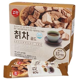 Té de arrurruz coreano Té de hierbas tradicional con bardana y raíz de arrurruz  Té de bienestar natural sin cafeína