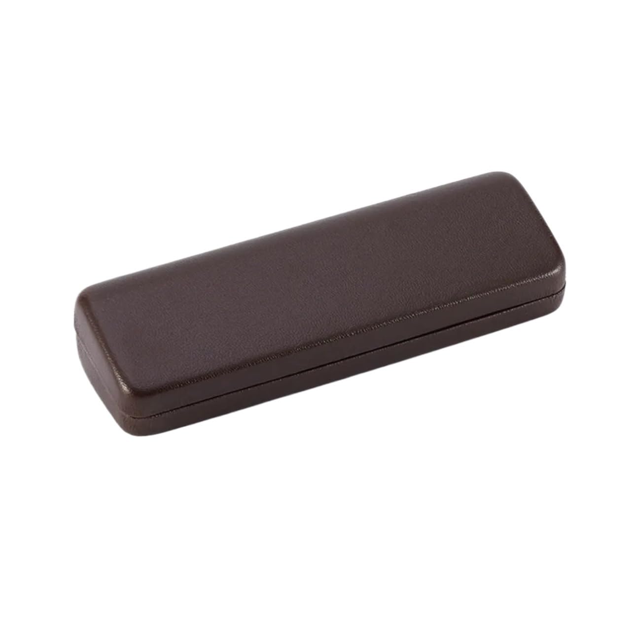 Estuche for gafas de lectura Metal, soporte duro grano madera, caja for hombres y mujeres, 2 uds Para Mujer
