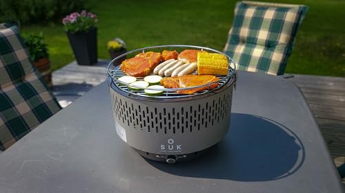 Holzkohlegrill mit Aktivbelüftung Souk One Tischgrill für Outdoor