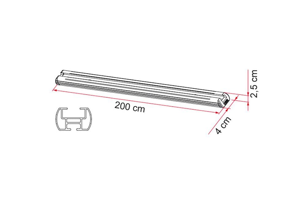 Fiamma 98655-480 Garage Bars