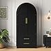 Maupvit Wardrobe Closet, Modern Armoire Wardrobe Closet with 2 Drawers and Arched Doors, 73
