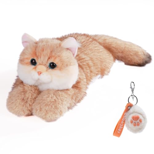 Chongker Handmade Weighted Cat Plush Stuffed Animal - Soft Huggable