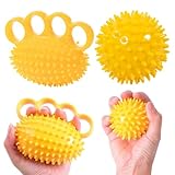 2 Stück Stressball Für Hände Therapie, Massageball Für Die Hand, Handtrainer Fingertrainer, Finger Training, Lindert Stress, zur Angstzuständen, Stressabbau, lindert Handgelenkschmerzen, Finger