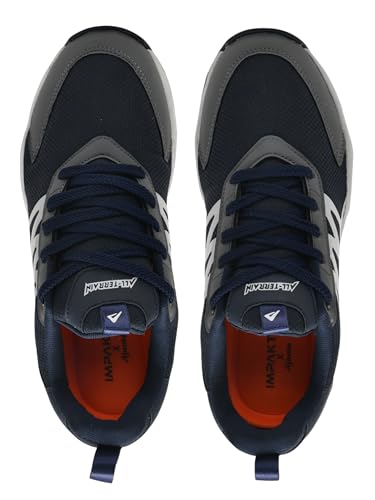 Image of Impakto Edgerunner Men's Hiking & Trekking Shoes | Lightweight & Breathable Outdoor Shoes | Anti-Skid All Terrain Grip | Cushioned Mid Sole | Trek Shoes for Mountain, Trail & Adventure
