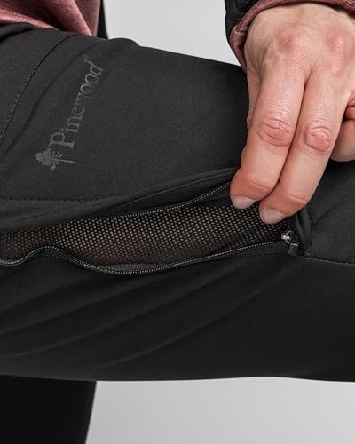 Pinewood Damen Wilda Stretch Shell Hose - Outdoorhose Damen aus Wind- und wasserdichtem Material - atmungsaktiv und bequem mit Stretch, ideal für Wanderungen und Hundesport