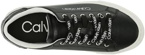 Calvin Klein Women's CIYAN Sneaker, Black, 10 | Image 4