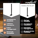 PureMounts PM-VAC-00, stojak do odkurzania Dyson V6 Pro, V7, V8, Cyclone Fluffy/Absolute, V10 Total Clean, napęd momentu obrotowego i V11 Animal, V12 Slim Absolute, V15 Detect Absolute, czarny